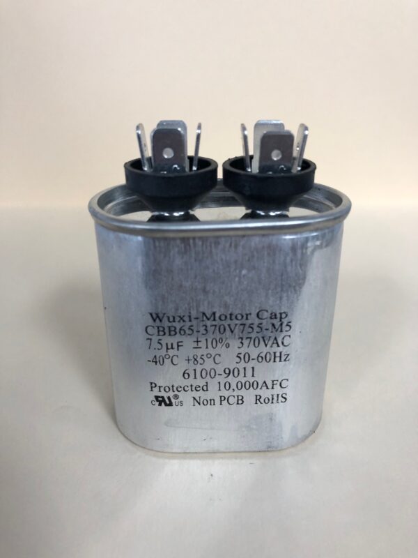 CBB65-370V755-M5 7.5 uF 370 VAC Capacitor 6100-9011 195-100-0012