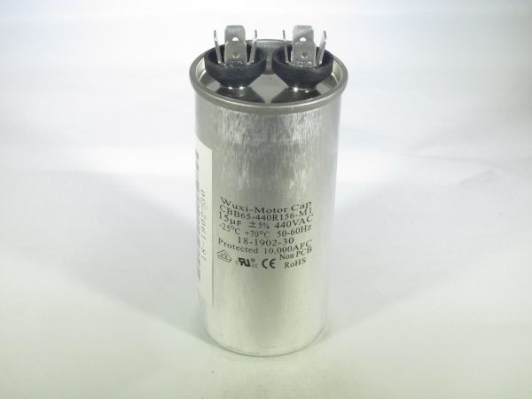 Scotsman 18-1902-30 Run Capacitor CBB65-440R156-M1 15 uF 440 VAC 12234 46P009-01NN