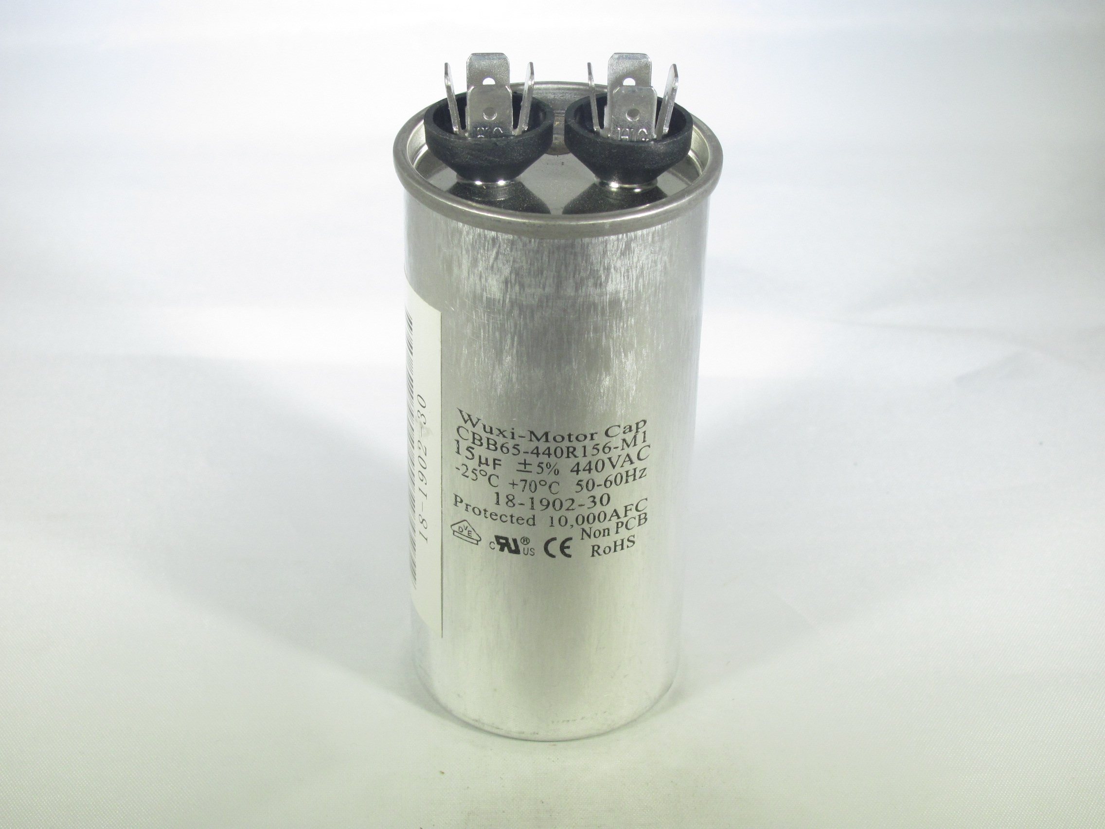 Scotsman 18-1902-30 Run Capacitor CBB65-440R156-M1 15 uF 440 VAC 12234 46P009-01NN Scotsman 18-1902-30 Run Capacitor CBB65-440R156-M1 15 uF 440 VAC 12234 46P009-01NN