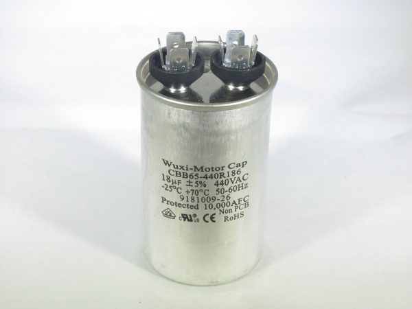 Ice O Matic 9181009-26 Run Capacitor CBB65-440R186 18 uF 440 VAC