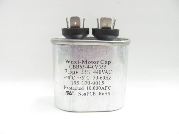 CBB65-440V355 3.5 uF 440 VAC Capacitor 195-100-0015
