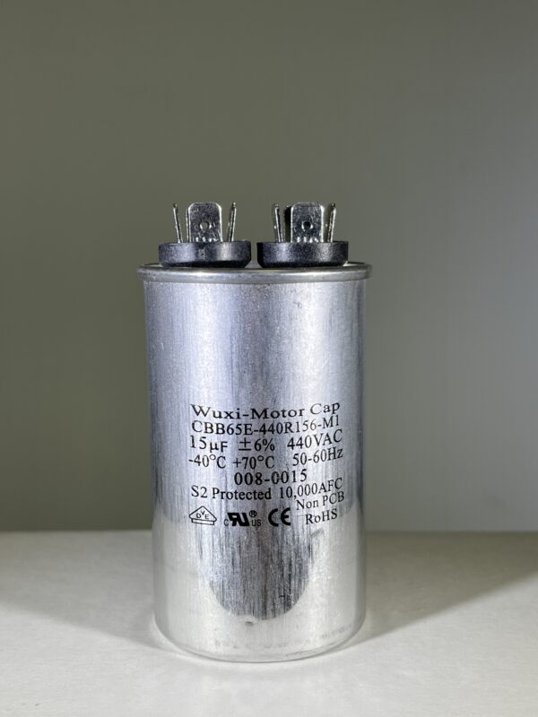 CBB65E-440R156-M1 15 uF 440 VAC Capacitor 008-0015