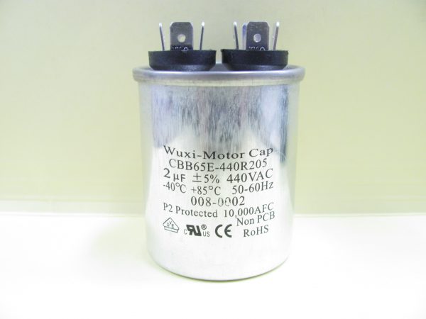 CBB65E-440R205 2 uF 440 VAC Capacitor 008-0002 CAP020000440PB CAP020000440RP 325P205H44M20A4XGO