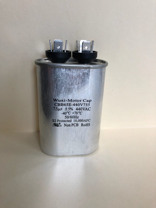 CBB65E-440V755 7.5 uF 440 VAC Capacitor