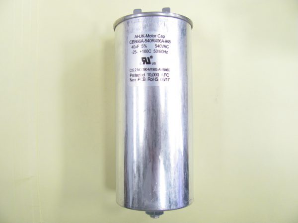 CBB66A-540R406A-M8 40 uF 540 VAC Lighting Capacitor Metal Halide