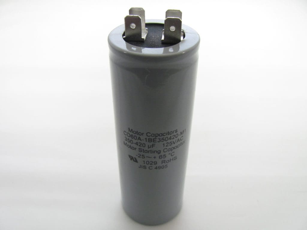 CD60A-1BE350420-M1 350-420 uF 125 VAC Capacitor - Capacitor Industries