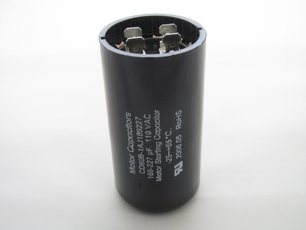 CD60B-1AJ189227 189-227 uF 110 VAC Capacitor 1015C