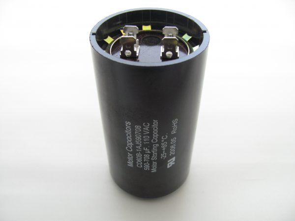 CD60B-1AJ590708 590-708 uF 110 VAC Capacitor 1027C