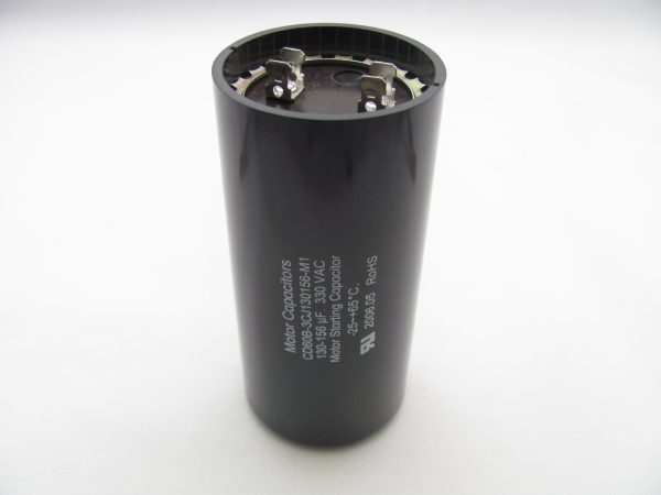 CD60B-3CJ130156-M1 130-156 uF 330 VAC Capacitor 1064C