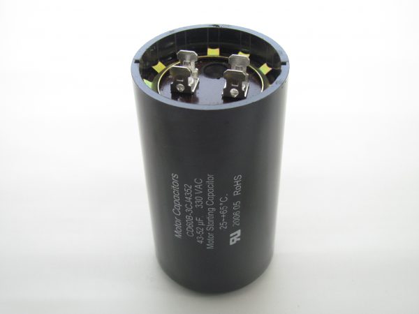 CD60B-3CJ4352 43-52 uF 330 VAC Capacitor 1059C