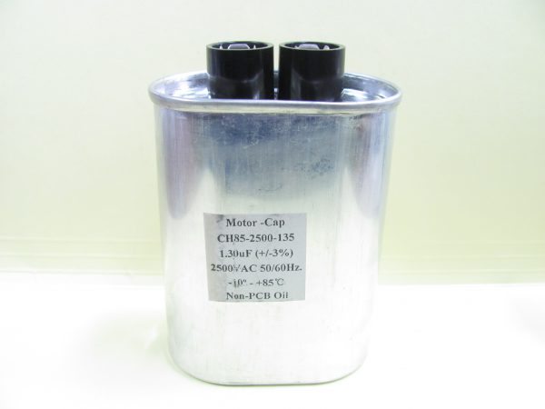 CH85-2500-135-M2 1.3 uF 2500 VAC Microwave Capacitor w/ Internal Resistor
