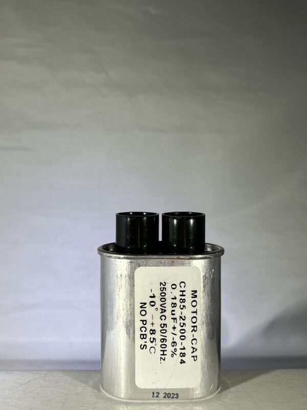 CH85-2500-184 0.18 uF 2500 VAC Microwave Capacitor w/ Internal Resistor