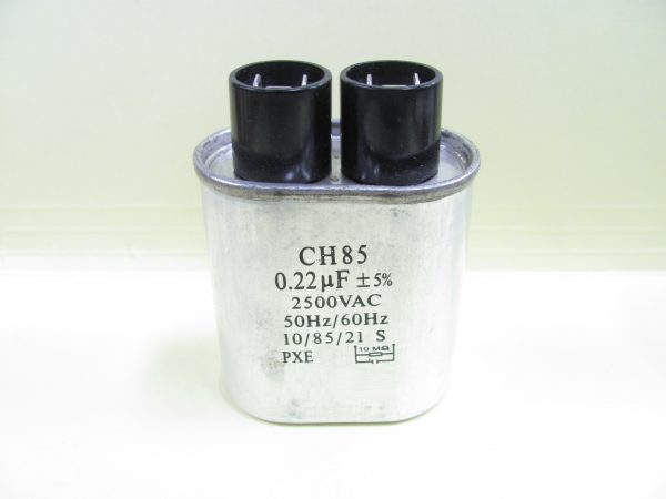 CH85-2500-224 0.22 uF 2500 VAC Microwave Capacitor w/ Internal Resistor