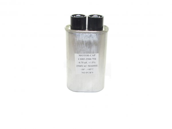 CH85-2500-754-M1 0.75 uF 2500 VAC Microwave Capacitor w/ Internal Resistor