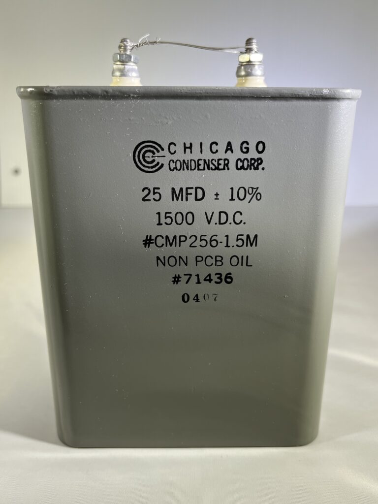 CMP2561.5M 25.0 uF 1500 VDC Capacitor Capacitor Industries