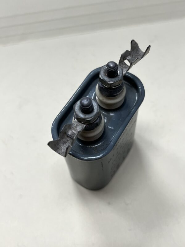 2139A16H05 High Voltage Capacitor 0.1 MFD 4000 VDC P/N 4674 Chicago Condenser Corp - Image 2