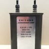 High Voltage Capacitor 0.25 uF 8500 VDC P/N 4800 Chicago Condenser Corp