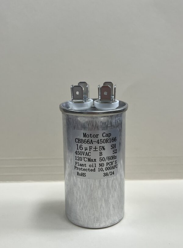 CBB66A-450R166 16 uF 450 VAC Capacitor - Lighting Capacitor