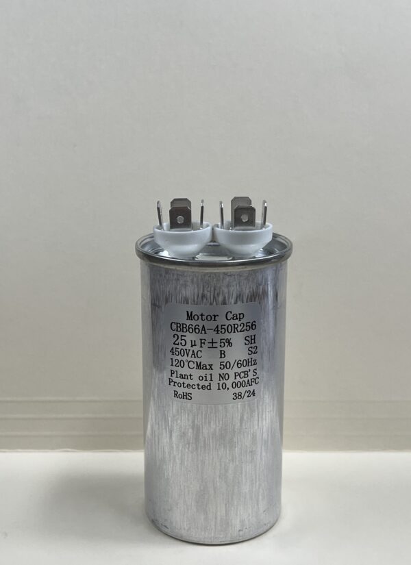 CBB66A-450R256 25 uF 450 VAC Capacitor - Lighting Capacitor