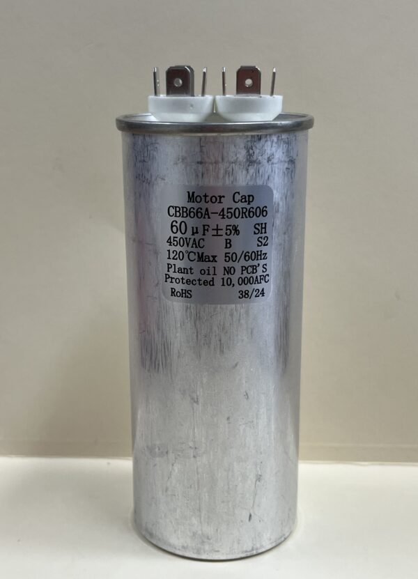 CBB66A-450R606 60 uF 450 VAC Capacitor - Lighting Capacitor