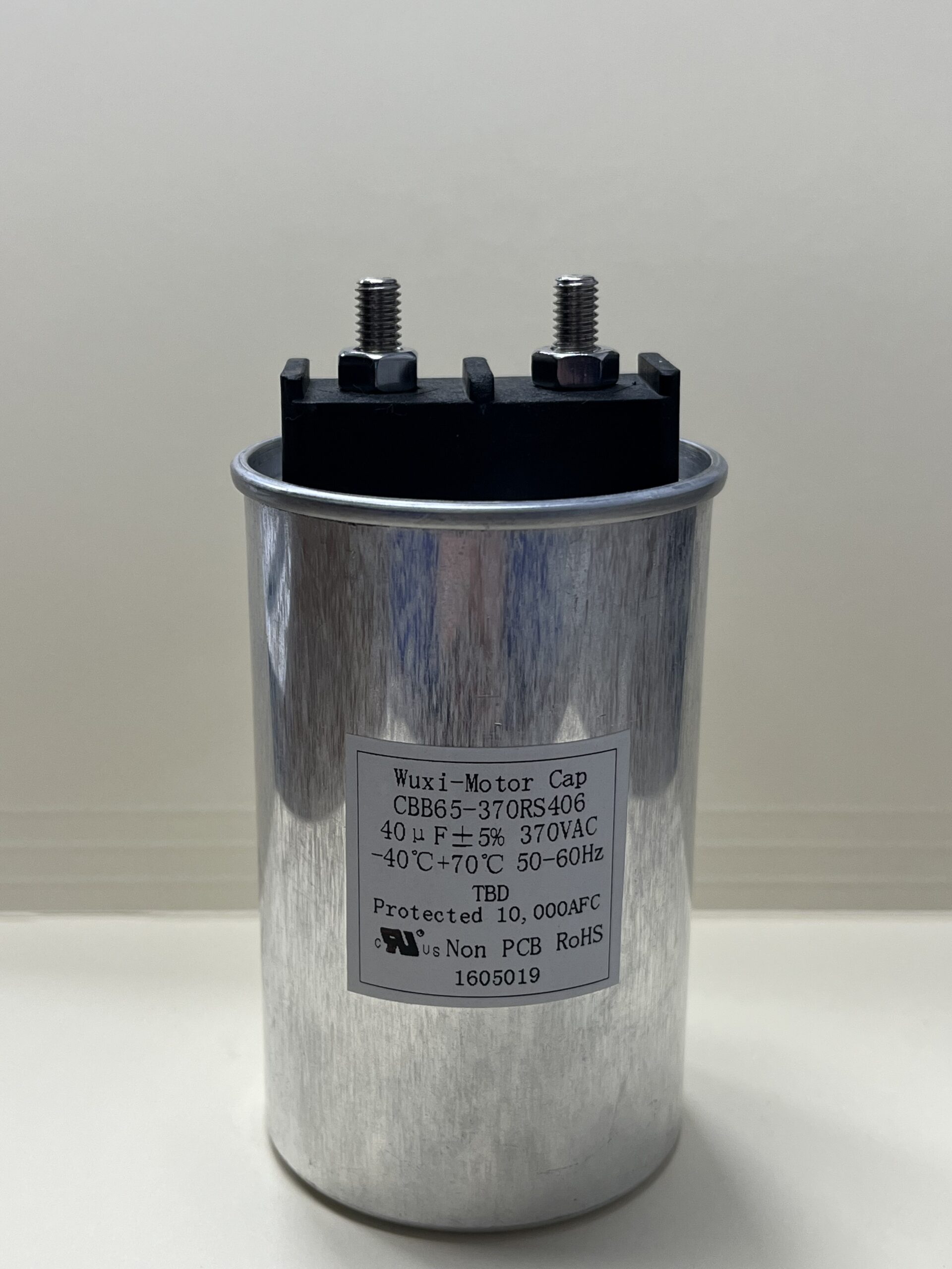 CBB65-370RS406 40 uF 370 VAC Capacitor w/ Screw Terminals