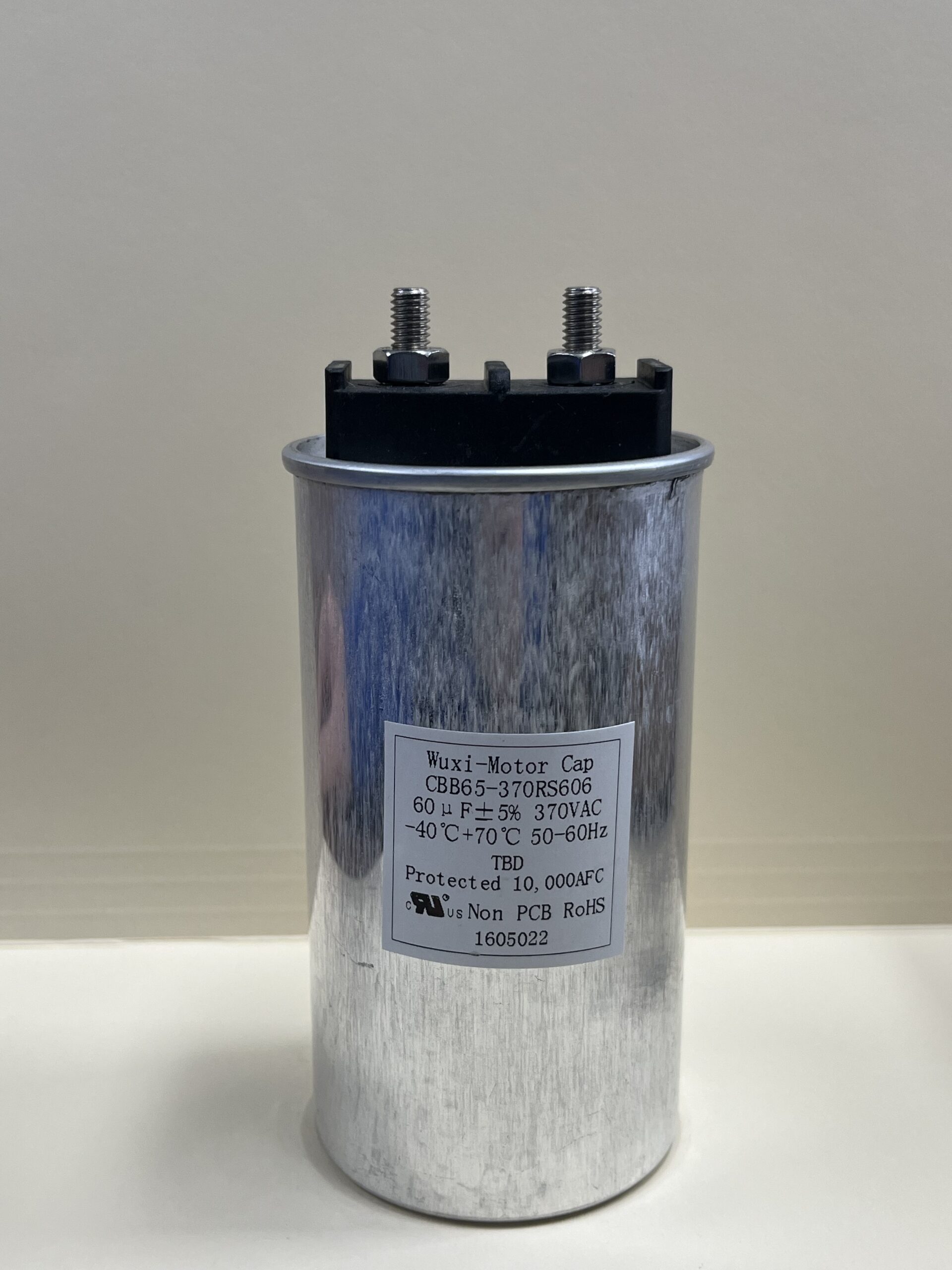 CBB65-370RS606 60 uF 370 VAC Capacitor w/ Screw Terminals