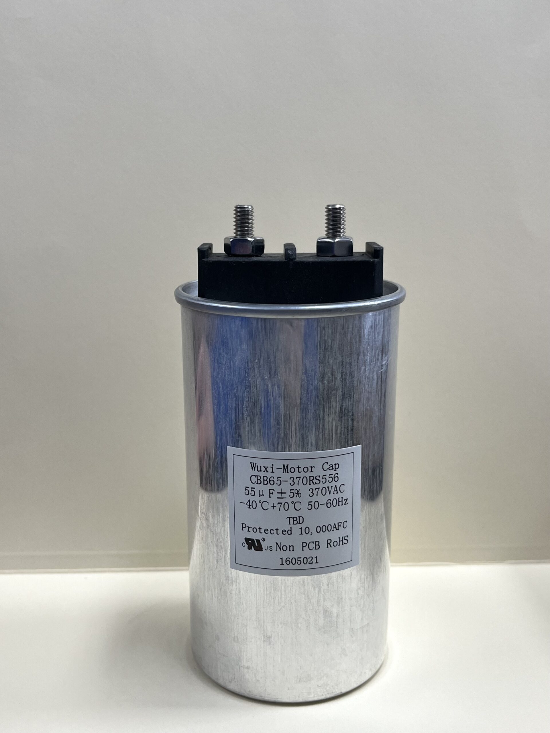CBB65-370RS556 55 uF 370 VAC Capacitor w/ Screw Terminals