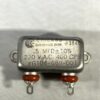 G104-669-001 High Voltage Capacitor .5 MFD 220 VAC P/N 3845 Chicago Condenser Corp
