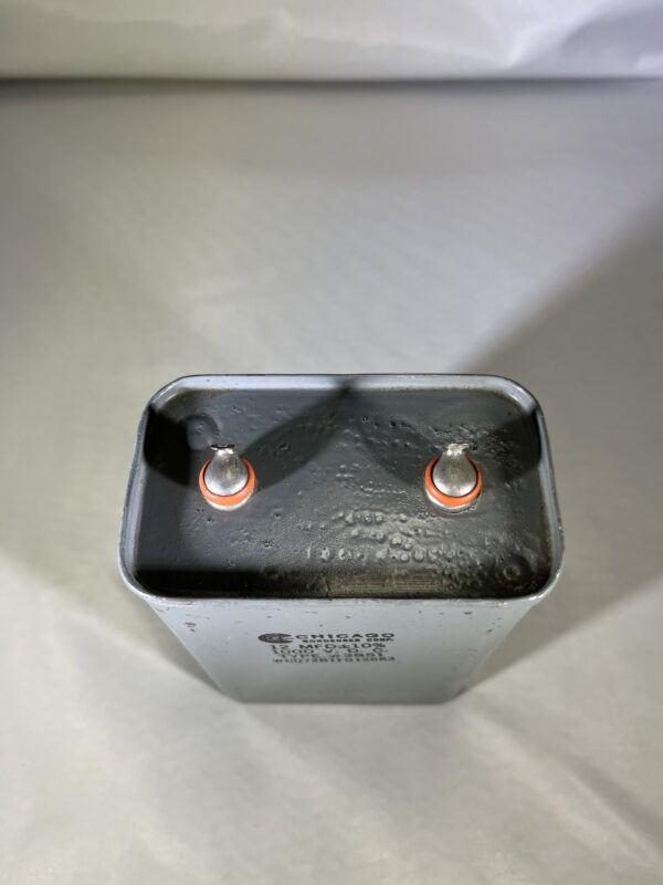 CQ72B1FG126K3 High Voltage Capacitor 12 MFD 1000 VDC P/N 3851 Chicago Condenser Corp - Image 2
