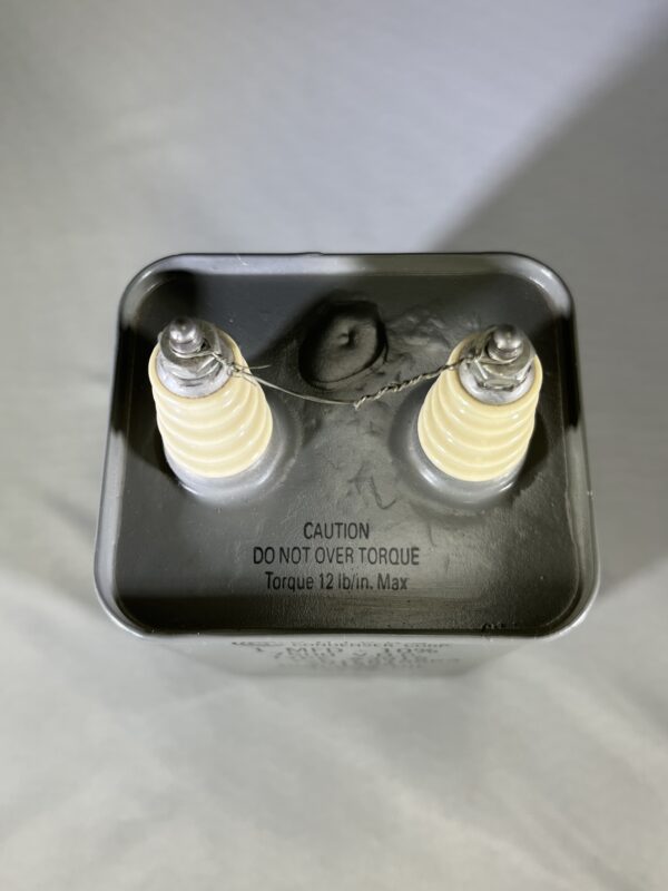 High Voltage Capacitor 1 MFD 7500 VDC P/N 3915 Chicago Condenser Corp - Image 2