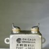 High Voltage Capacitor .85 MFD 600 WVDC P/N 3914 Chicago Condenser Corp