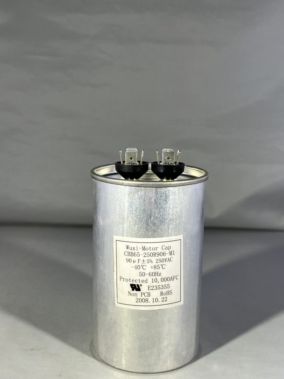 Condensatore CBB65-250R756 | 75 UF 250 VAC | Alta Qualit&agrave;, &plusmn;5% | Motor Capacitors, Inc.