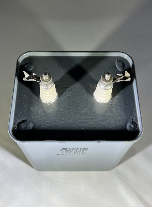 CQ72E1FJ805K1 High Voltage Capacitor 8 MFD 2000 VDC P/N 4149 Chicago Condenser Corp 5910-01-134-3382 - Image 2