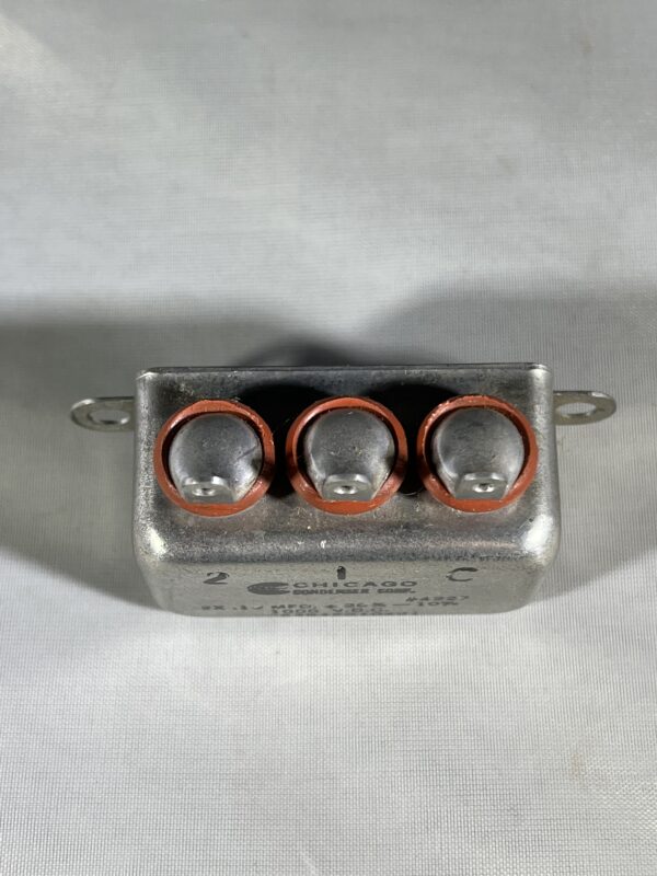 53B4EG104V1 High Voltage Capacitor 2 x .10 MFD 1000 VDC P/N 4227 Chicago Condenser Corp - Image 3