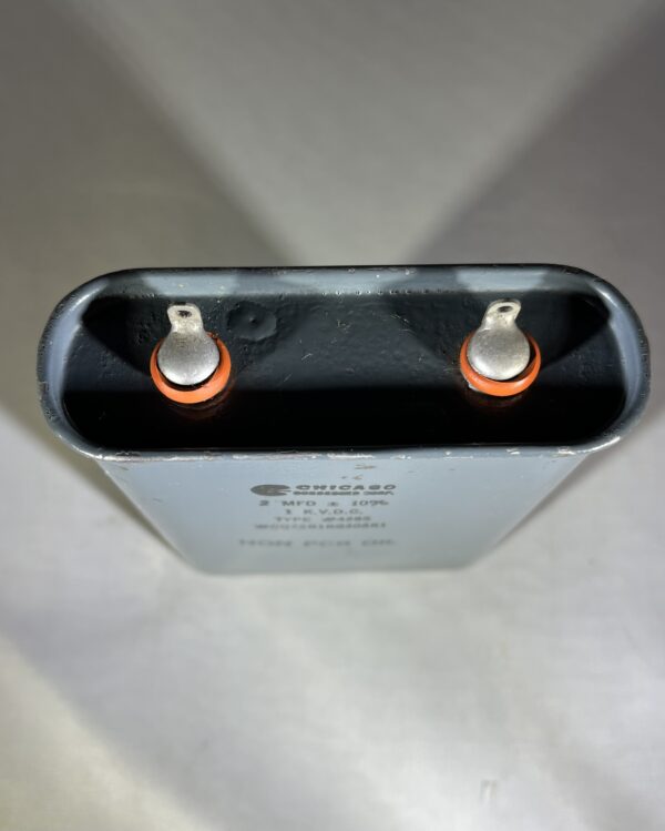 CQ72B1KG205K1 High Voltage Capacitor 2 MFD 1000 VDC P/N 4285 Chicago Condenser Corp - Image 2
