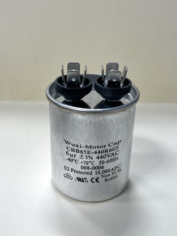 CBB65E-440R605 6.0 uF 440 VAC Motor Run Capacitor