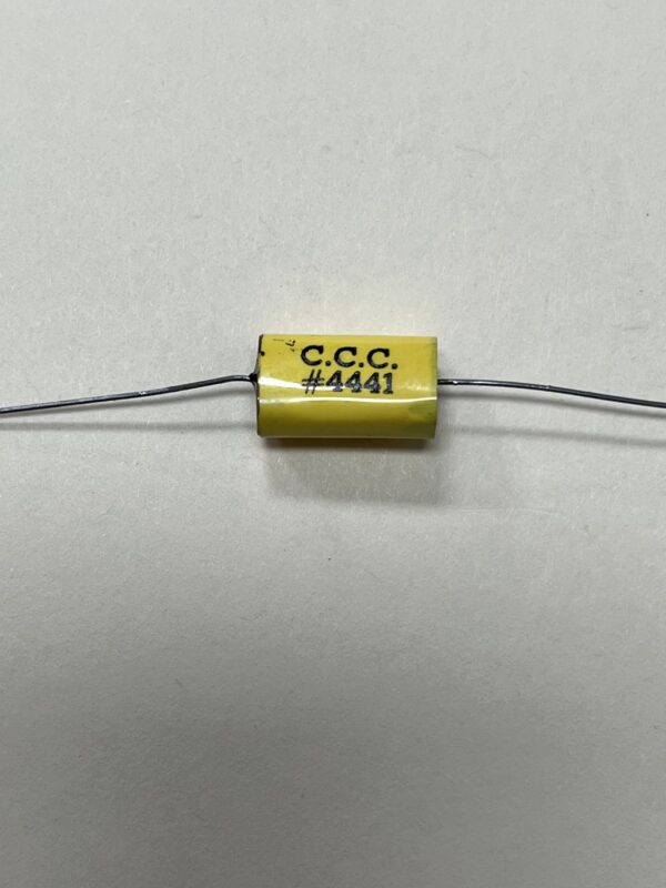 High Voltage Capacitor 0.1 MFD 150 VDC P/N 4441 Chicago Condenser Corp