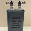 High Voltage Capacitor .13 MFD 6000 VDC P/N 4504 Chicago Condenser Corp