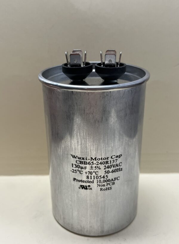 CBB65-240R137 130 MF uF 240 VAC Capacitor  8110545  AMMCO  HENNESSY  COATS