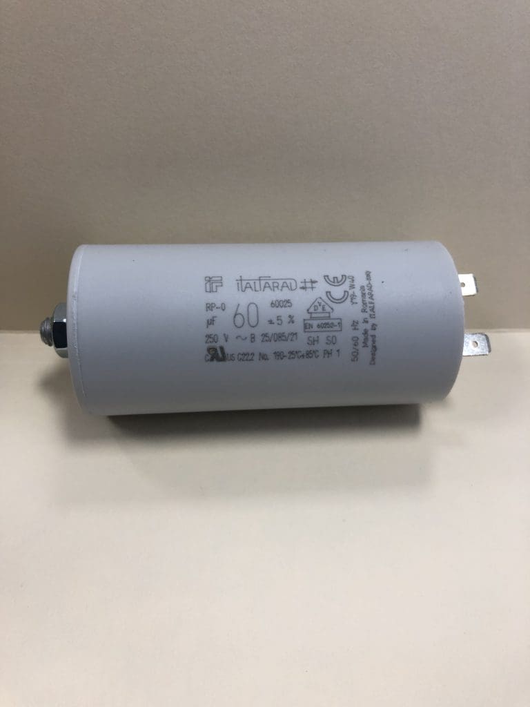 RPN0E606M8 60 uF 250 VAC Capacitor Capacitor Industries