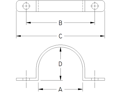 Strap Bracket - Round